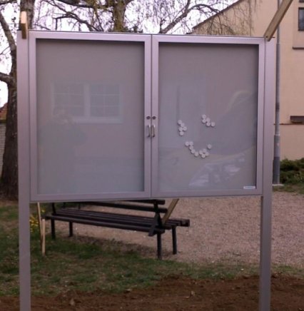 Dvoukřídlá vitrína jednostranná XML40-18 - 4