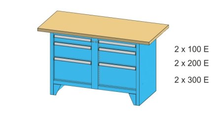 Dílenský stůl PS 1-1 - 2