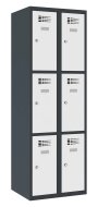 Šatní skříň dělená Sus 323 W šířka 600 mm