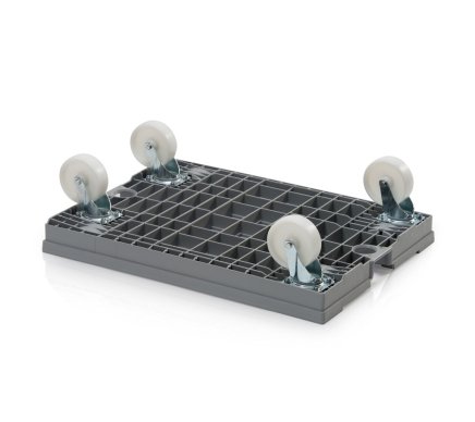 Podvozek pod přepravky pro větší náklad - 4 otočná kola - 2