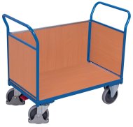 Plošinový vozík se třemi dřevěnými výplněmi sw-500.302, sw-600.302, sw-700.302, sw-800.302 (4 modely)