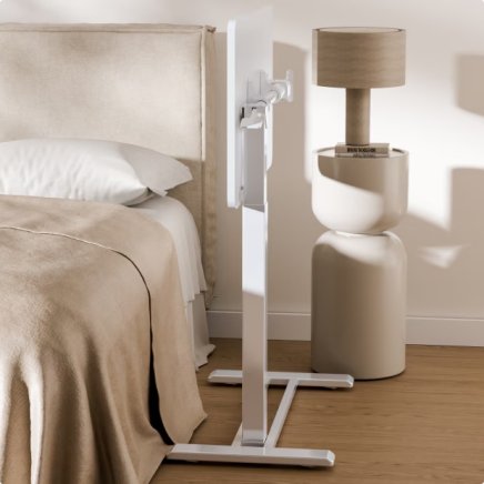 Výškově stavitelný kancelářský a pracovní stůl H3 White - 4