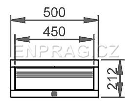 Podvěsná zásuvka stolu DPZ 01A - 3