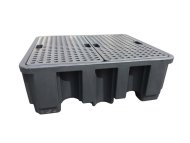Záchytná vana pod čtyři 200 l sudy, záchytný objem 450l