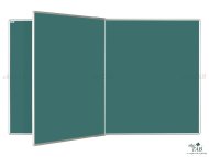 PIVOT dvoudílná tabule pro popis křídou - PIVOT KZ zelená
