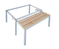 Výsuvná lavice s nohami s rektifikací Pw311 W