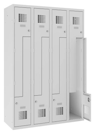 Šatní skříň kovová Sul 34 W šířka 1200 mm - 2