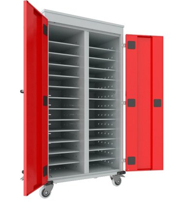 Vozík na notebooky WNL 213+ - 26 oddělení - 8