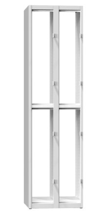 Šatní skříňka dělená XS54-18P - 2