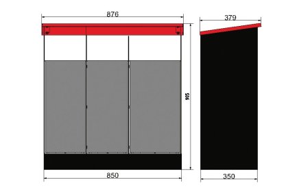 Odpadkový koš na tříděný odpad pro vnitřní i venkovní použití - 4