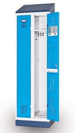 Kovová šatní skříňka dvoudveřová XS52-18 - 4