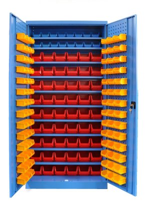Dílenská skříň Kovos s plastovými boxy SPZ_11_0002_C_VAR_8