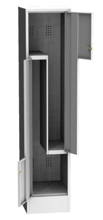 Šatní skříň kovová SZS 33A - 3