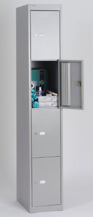 Šatní skříň kovová Bisley CLK 124 - 3