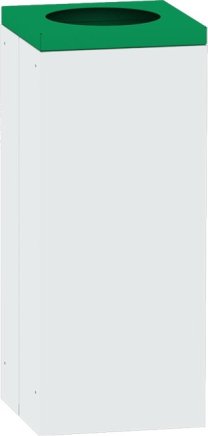 Hranatý odpadkový koš s odnímacím víkem 0821 - 4