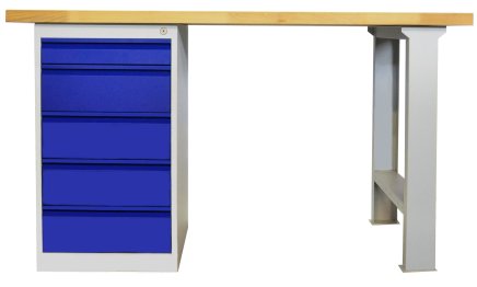 Dílenský stůl s podstavným kontejnerem CE20_TMR5