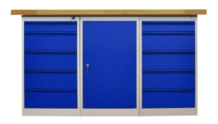 Dílenský stůl s podstavným kontejnerem CE15_5D5