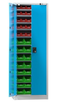 Skříň s plastovými boxy UK2-B21