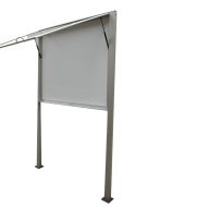 Jednokřídlá oboustranná vitrína HO60 se vzpěrami  - 48 x A4