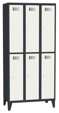 Šatní skříň dělená na nohách Sus 332 W šířka 900 mm