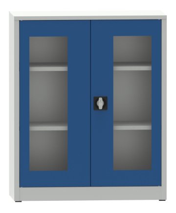 Skříň s prosklenými dveřmi plexisklem C3951