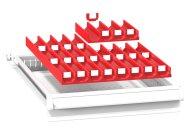 Plastové dělení zásuvek ZL 19 x 27D