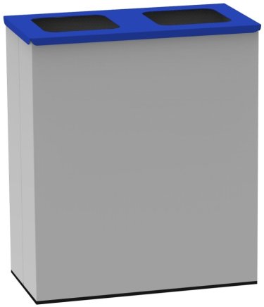 Odpadkový kovový koš KOS 1300 - 2
