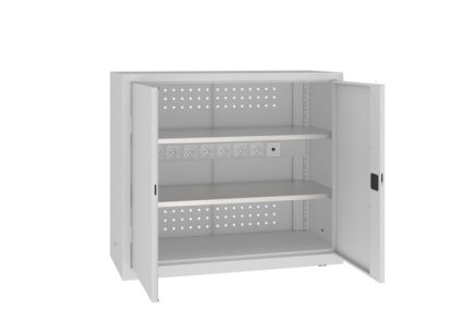 Dílenská skříň MSW V 112/5 - 35 s el. zásuvkami - 2