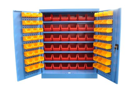 Dílenská skříň Kovos s plastovými boxy SPZ_12_0002_C_VAR_2