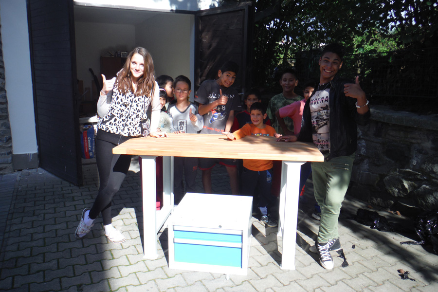 Rozbalování stolu 3